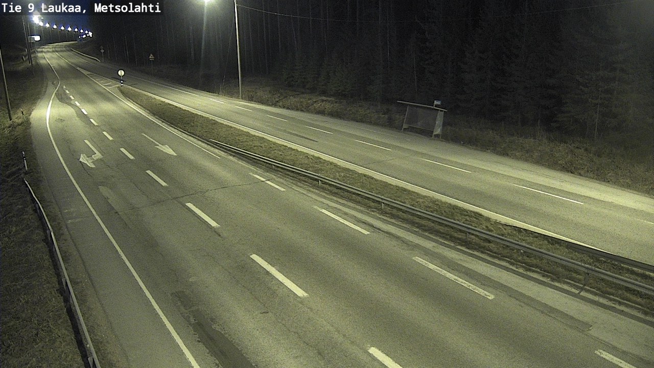 Weather Camera Image Väg 9 Laukaa, Metsolahti, Laukaa, Keski-Suomi