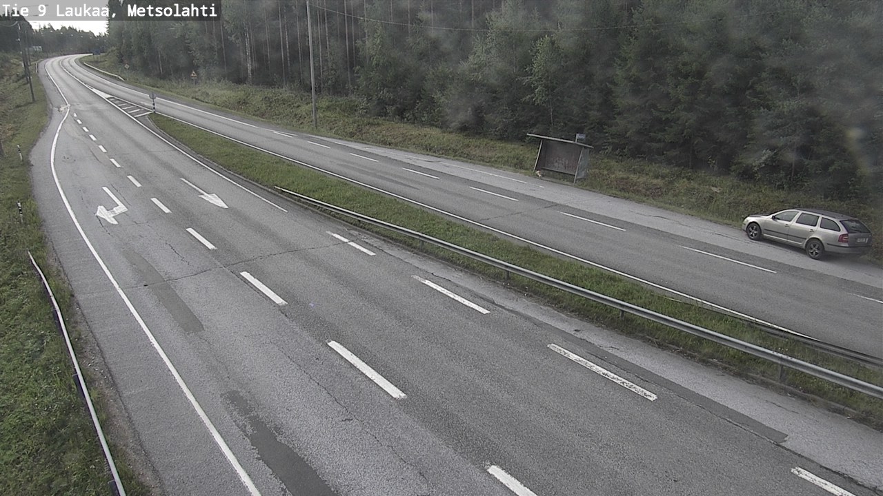 Weather Camera Image Väg 9 Laukaa, Metsolahti, Laukaa, Keski-Suomi