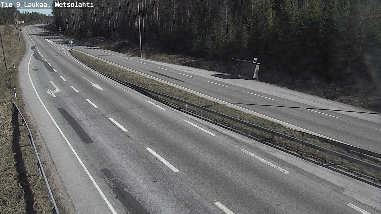 Weather Camera Image Väg 9 Laukaa, Metsolahti, Laukaa, Keski-Suomi