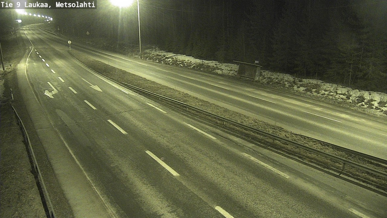 Weather Camera Image Väg 9 Laukaa, Metsolahti, Laukaa, Keski-Suomi