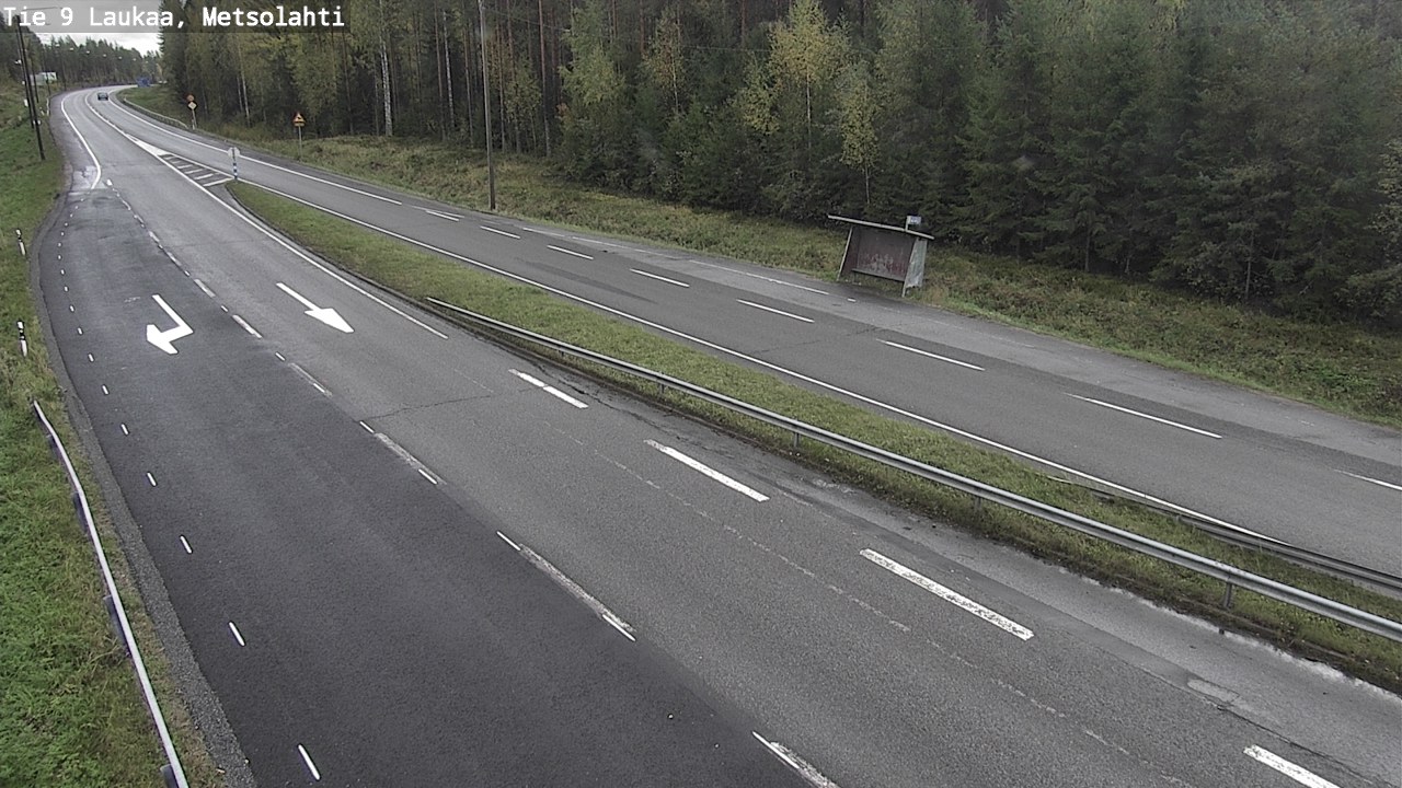 Weather Camera Image Väg 9 Laukaa, Metsolahti, Laukaa, Keski-Suomi
