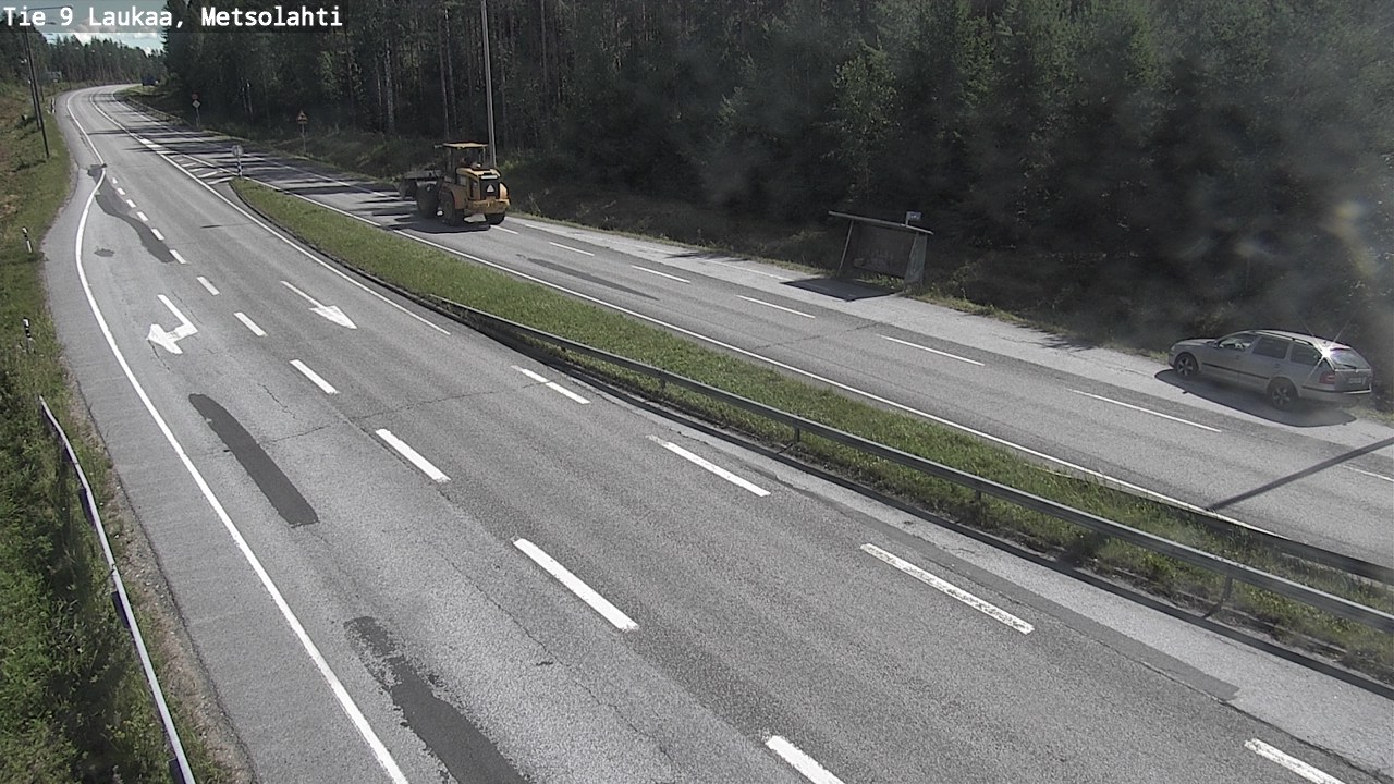 Weather Camera Image Väg 9 Laukaa, Metsolahti, Laukaa, Keski-Suomi