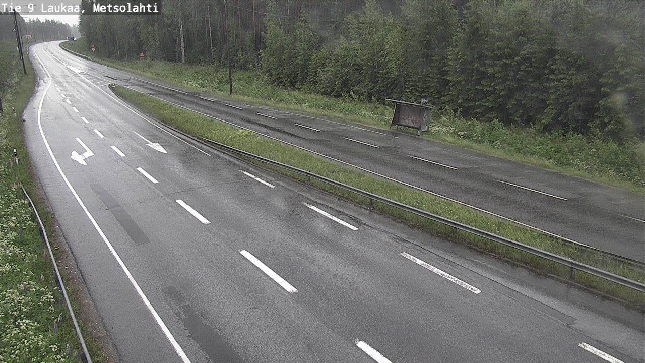 Weather Camera Image Väg 9 Laukaa, Metsolahti, Laukaa, Keski-Suomi