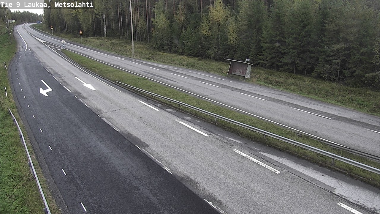 Weather Camera Image Väg 9 Laukaa, Metsolahti, Laukaa, Keski-Suomi