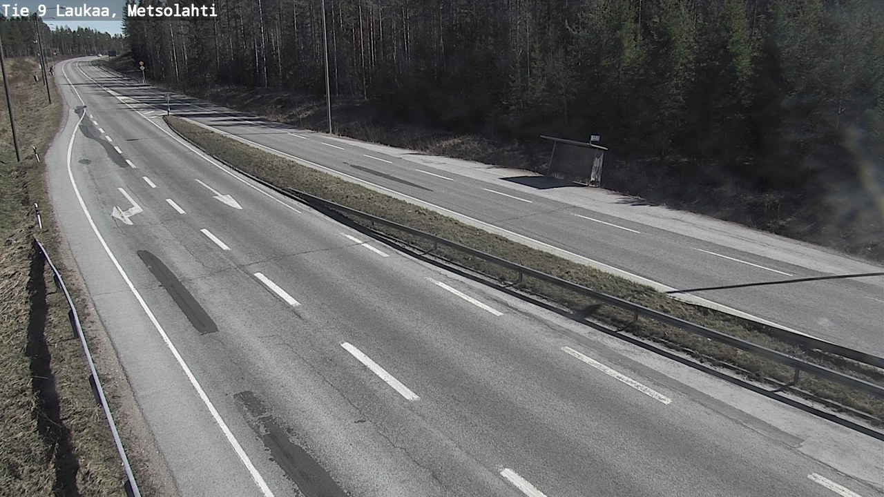 Weather Camera Image Väg 9 Laukaa, Metsolahti, Laukaa, Keski-Suomi