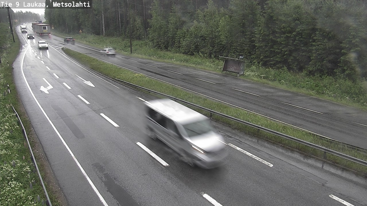 Weather Camera Image Väg 9 Laukaa, Metsolahti, Laukaa, Keski-Suomi