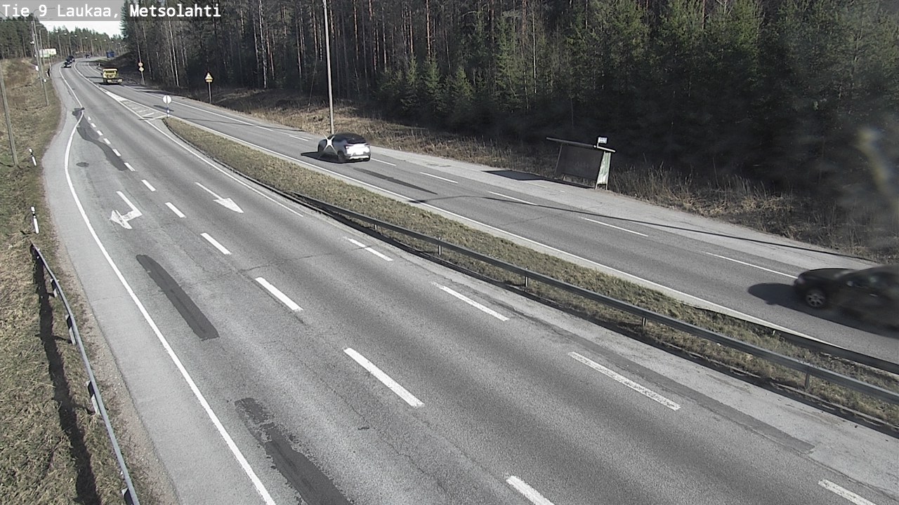 Weather Camera Image Väg 9 Laukaa, Metsolahti, Laukaa, Keski-Suomi