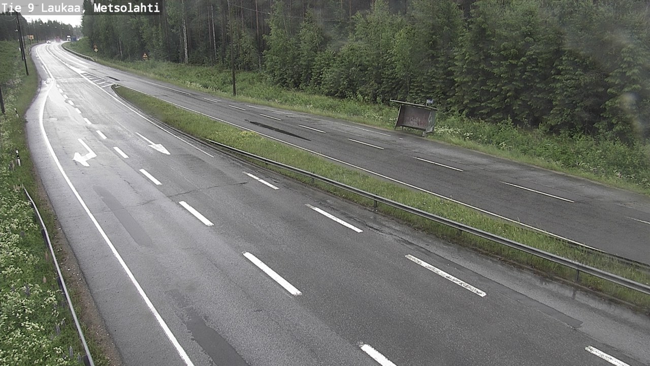 Weather Camera Image Väg 9 Laukaa, Metsolahti, Laukaa, Keski-Suomi