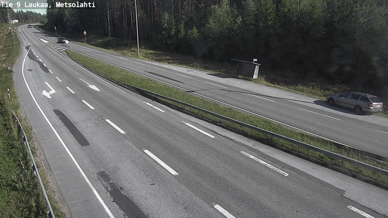 Weather Camera Image Väg 9 Laukaa, Metsolahti, Laukaa, Keski-Suomi