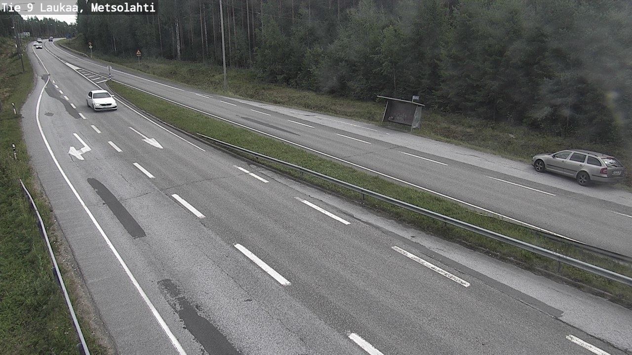 Weather Camera Image Väg 9 Laukaa, Metsolahti, Laukaa, Keski-Suomi
