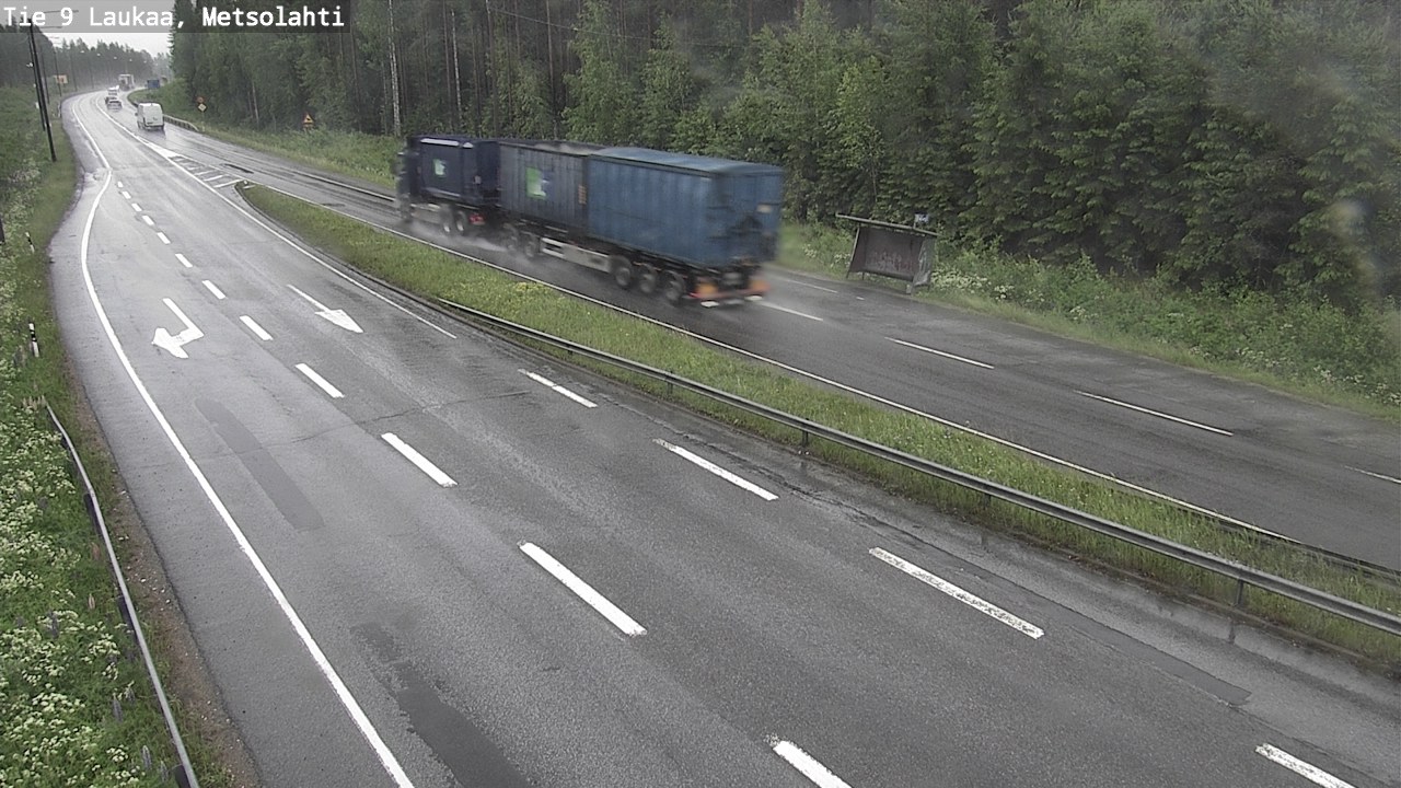 Weather Camera Image Väg 9 Laukaa, Metsolahti, Laukaa, Keski-Suomi