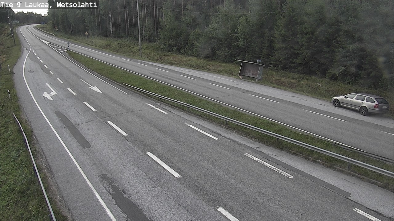 Weather Camera Image Väg 9 Laukaa, Metsolahti, Laukaa, Keski-Suomi