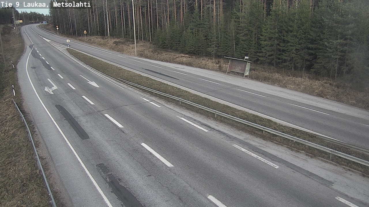 Weather Camera Image Väg 9 Laukaa, Metsolahti, Laukaa, Keski-Suomi