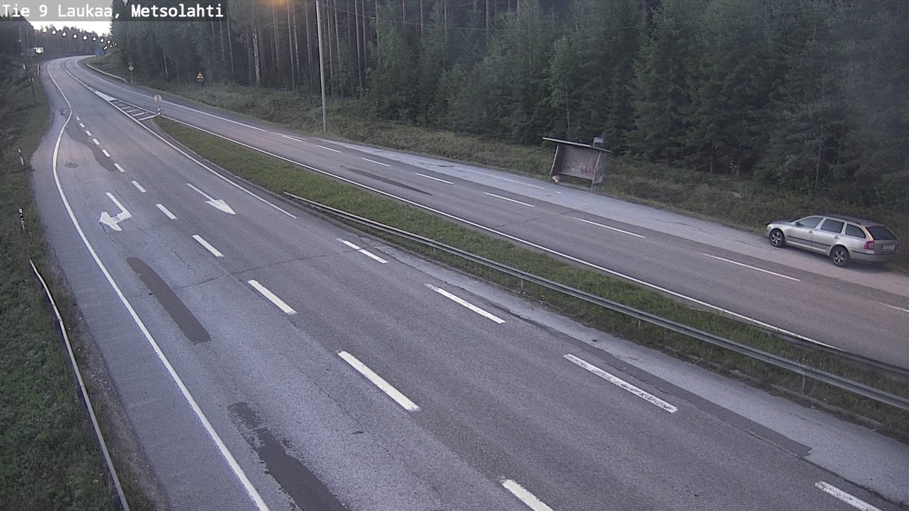 Weather Camera Image Väg 9 Laukaa, Metsolahti, Laukaa, Keski-Suomi