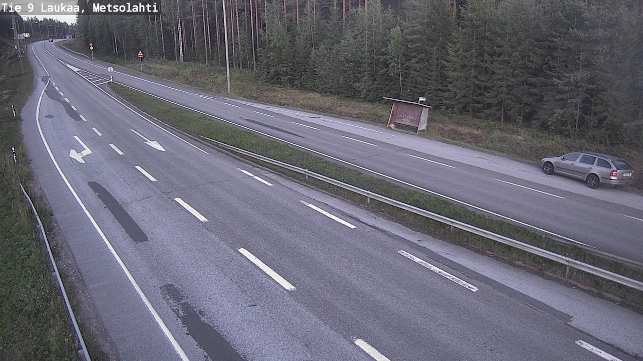 Weather Camera Image Väg 9 Laukaa, Metsolahti, Laukaa, Keski-Suomi