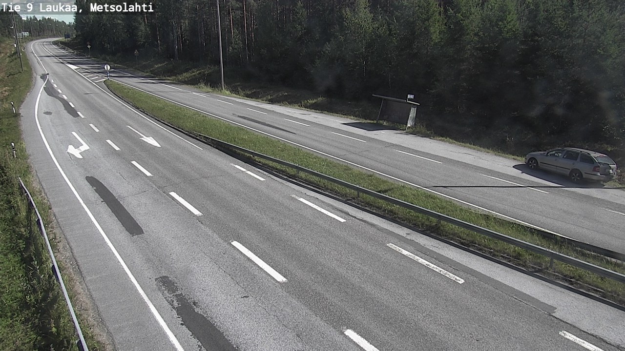 Weather Camera Image Väg 9 Laukaa, Metsolahti, Laukaa, Keski-Suomi