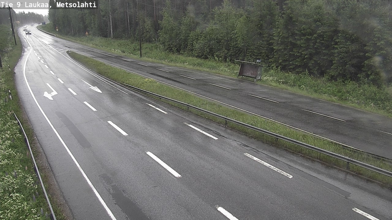 Weather Camera Image Väg 9 Laukaa, Metsolahti, Laukaa, Keski-Suomi