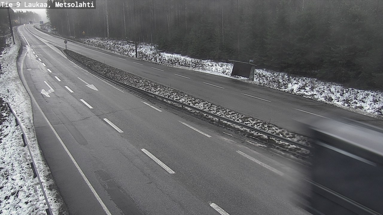 Weather Camera Image Väg 9 Laukaa, Metsolahti, Laukaa, Keski-Suomi