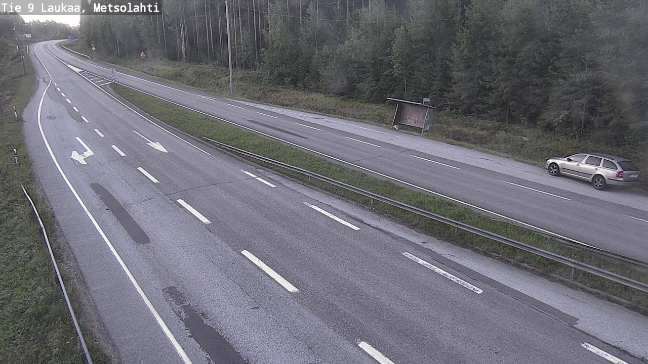 Weather Camera Image Väg 9 Laukaa, Metsolahti, Laukaa, Keski-Suomi