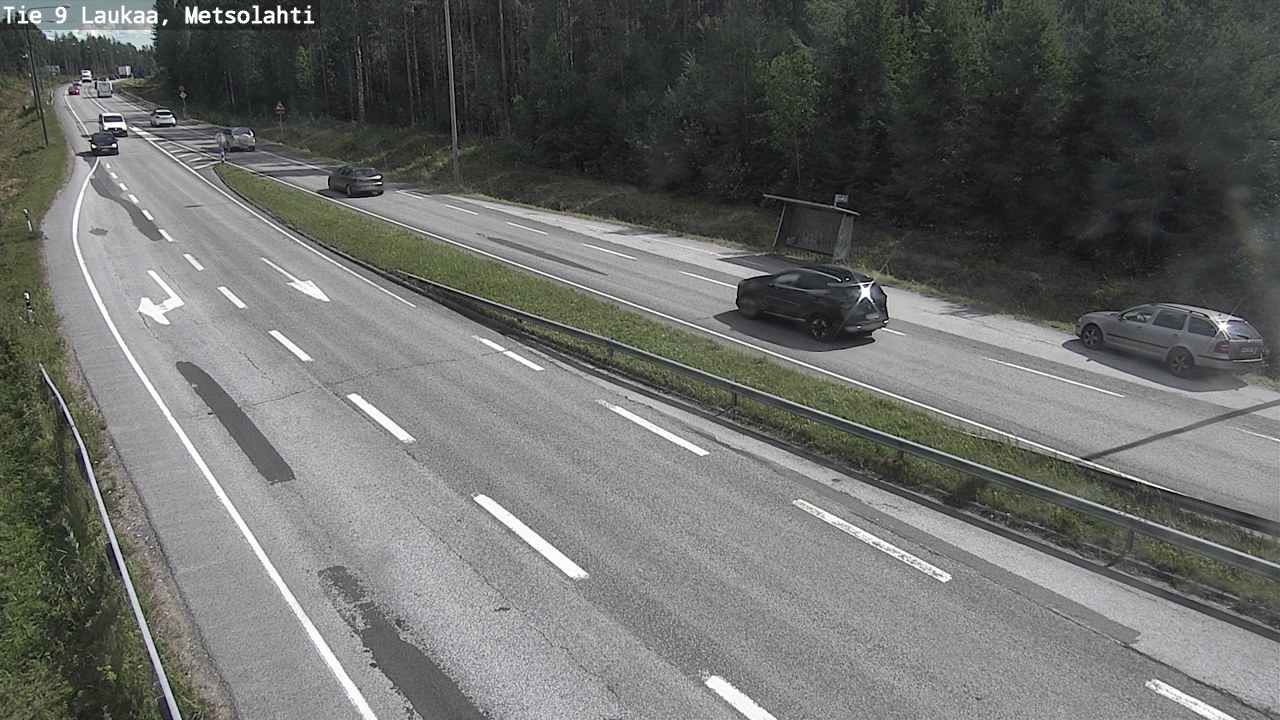 Weather Camera Image Väg 9 Laukaa, Metsolahti, Laukaa, Keski-Suomi