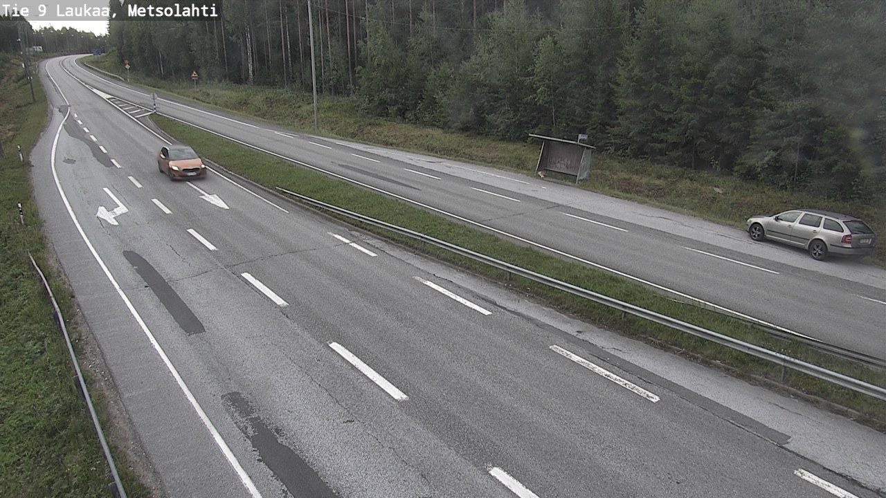 Weather Camera Image Väg 9 Laukaa, Metsolahti, Laukaa, Keski-Suomi