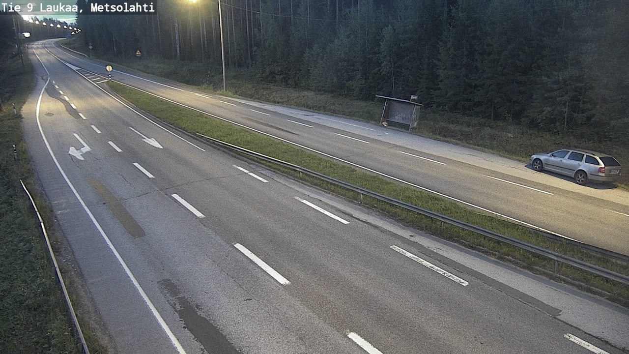 Weather Camera Image Väg 9 Laukaa, Metsolahti, Laukaa, Keski-Suomi