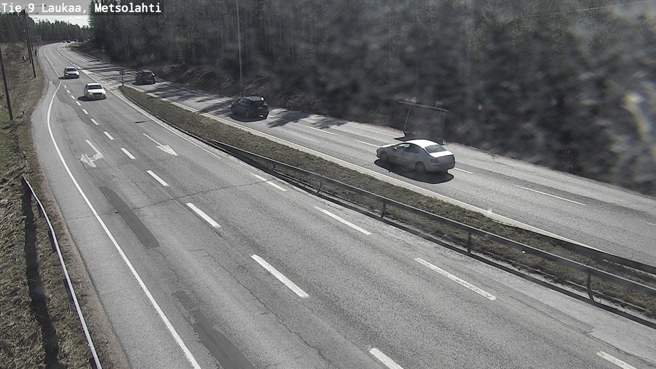 Weather Camera Image Väg 9 Laukaa, Metsolahti, Laukaa, Keski-Suomi