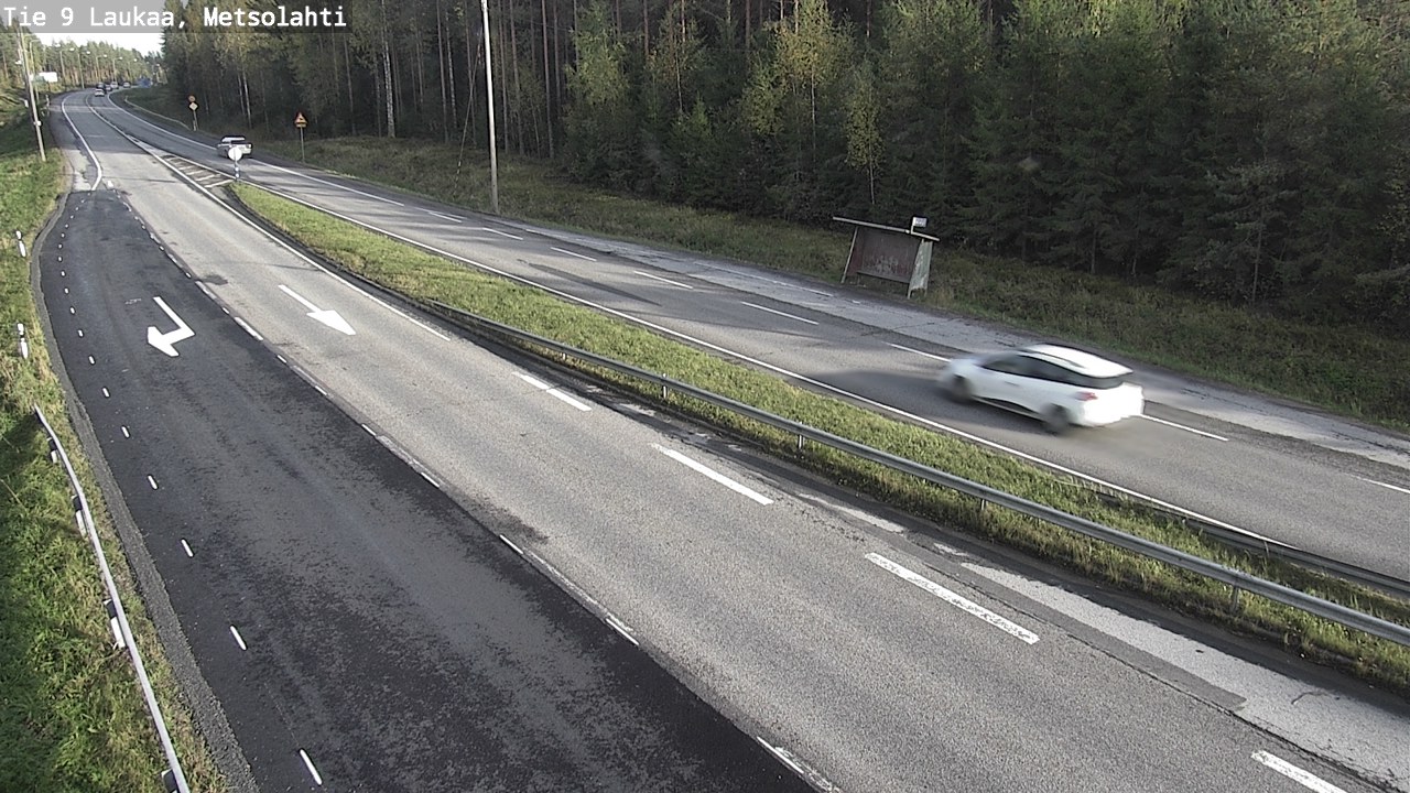 Weather Camera Image Väg 9 Laukaa, Metsolahti, Laukaa, Keski-Suomi