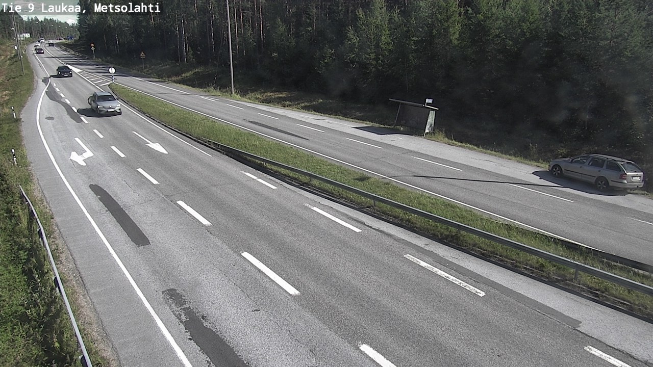 Weather Camera Image Väg 9 Laukaa, Metsolahti, Laukaa, Keski-Suomi