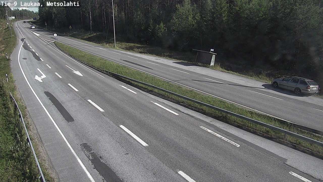 Weather Camera Image Väg 9 Laukaa, Metsolahti, Laukaa, Keski-Suomi