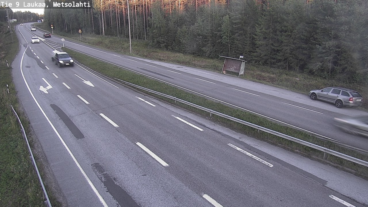 Weather Camera Image Väg 9 Laukaa, Metsolahti, Laukaa, Keski-Suomi