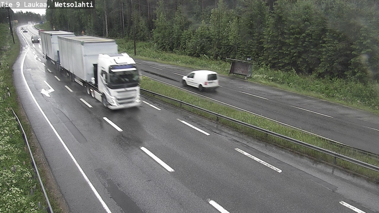 Weather Camera Image Väg 9 Laukaa, Metsolahti, Laukaa, Keski-Suomi