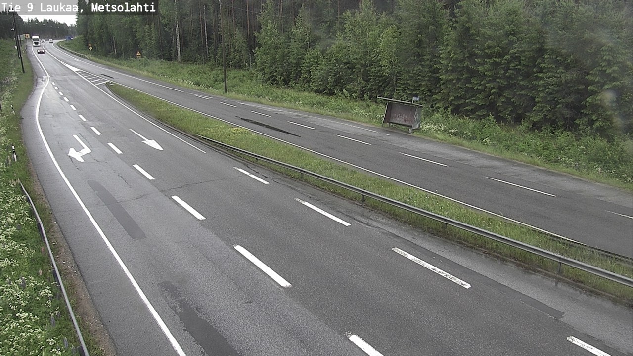 Weather Camera Image Väg 9 Laukaa, Metsolahti, Laukaa, Keski-Suomi