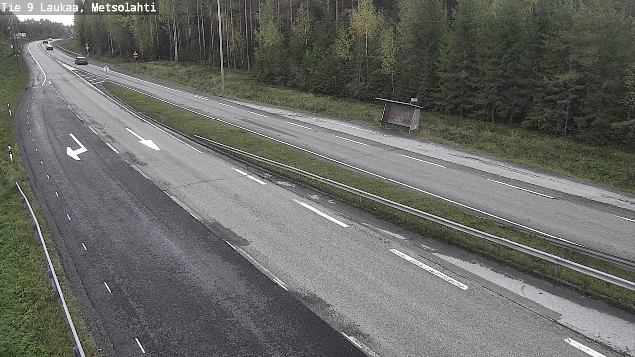 Weather Camera Image Väg 9 Laukaa, Metsolahti, Laukaa, Keski-Suomi