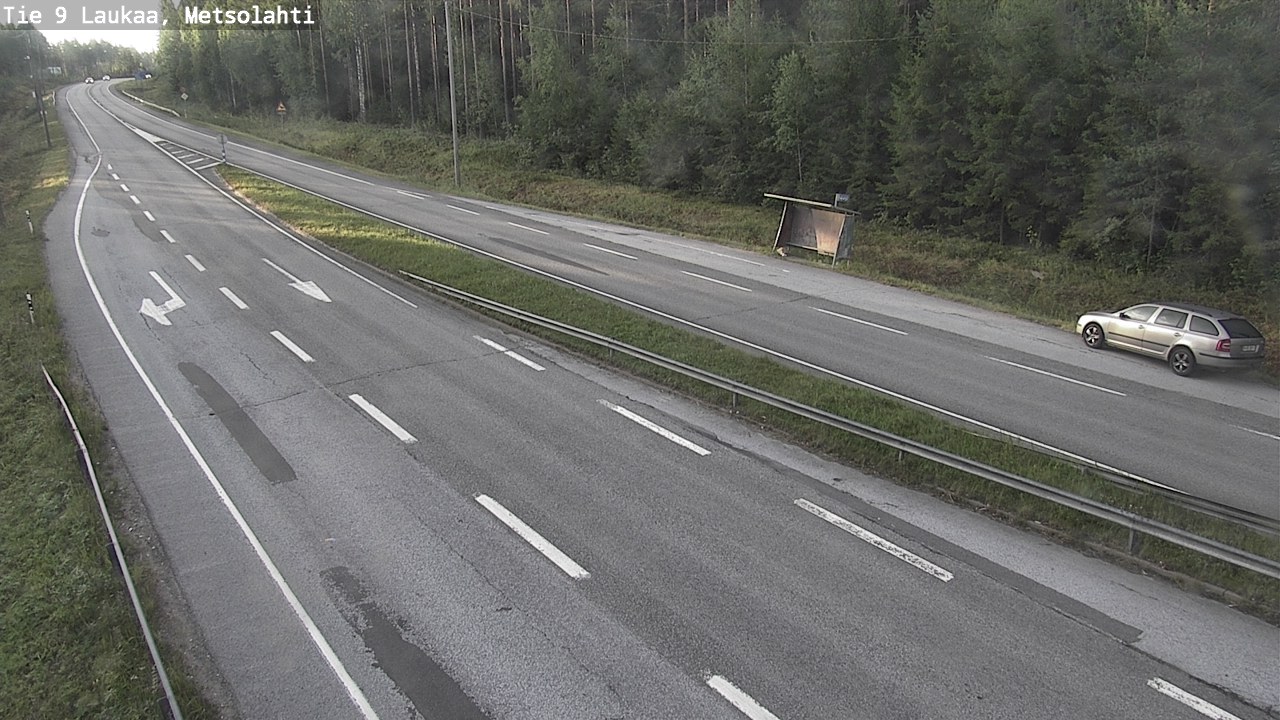 Weather Camera Image Väg 9 Laukaa, Metsolahti, Laukaa, Keski-Suomi