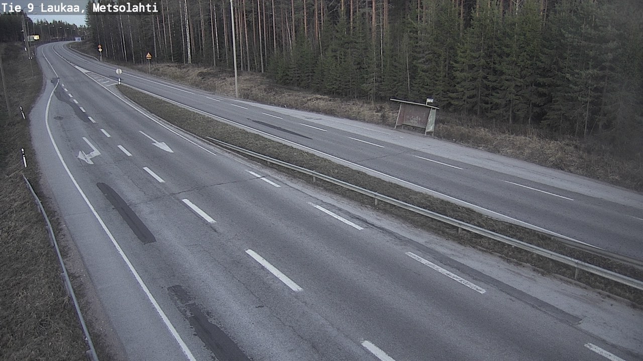 Weather Camera Image Väg 9 Laukaa, Metsolahti, Laukaa, Keski-Suomi