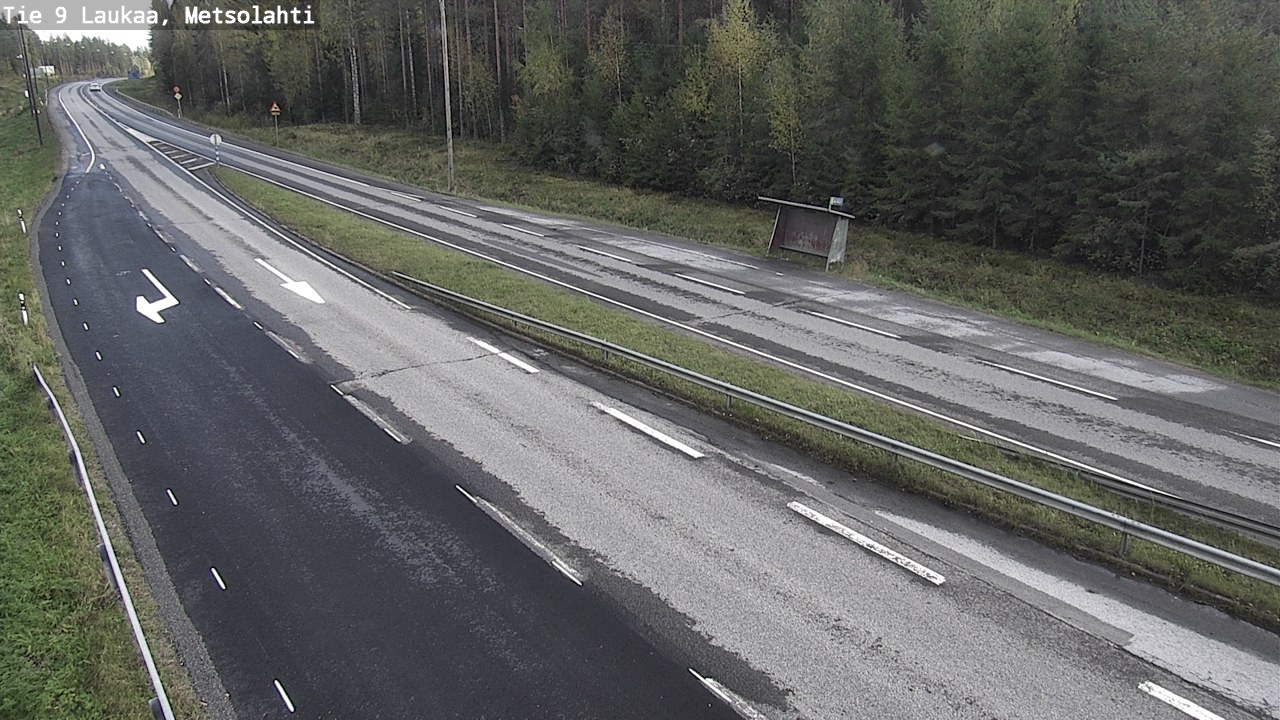 Weather Camera Image Väg 9 Laukaa, Metsolahti, Laukaa, Keski-Suomi