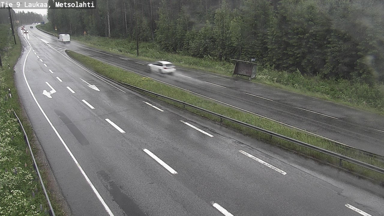 Weather Camera Image Väg 9 Laukaa, Metsolahti, Laukaa, Keski-Suomi