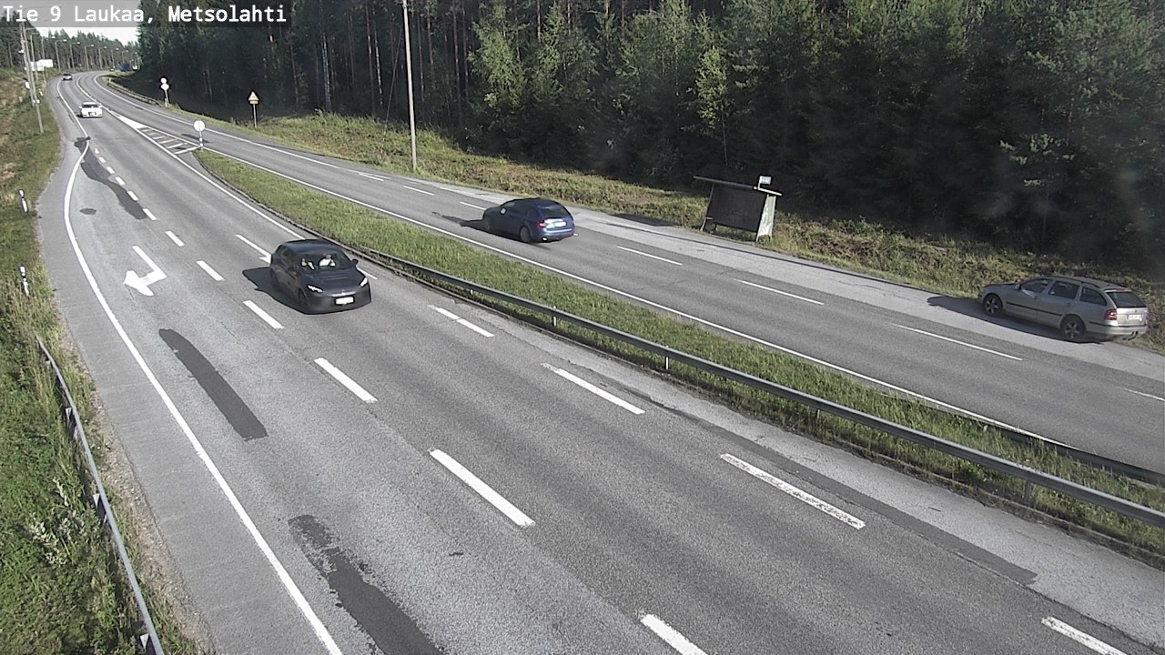 Weather Camera Image Väg 9 Laukaa, Metsolahti, Laukaa, Keski-Suomi