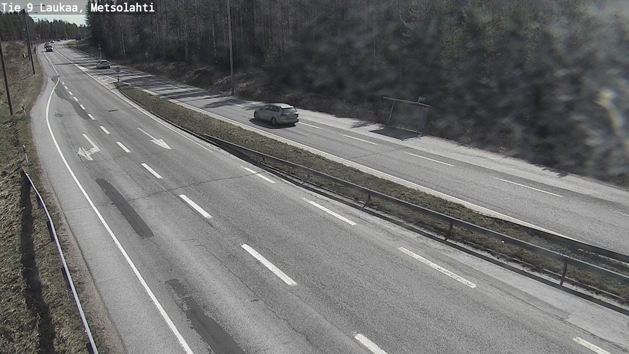 Weather Camera Image Väg 9 Laukaa, Metsolahti, Laukaa, Keski-Suomi