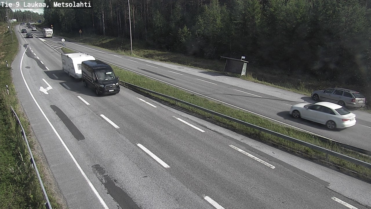 Weather Camera Image Väg 9 Laukaa, Metsolahti, Laukaa, Keski-Suomi