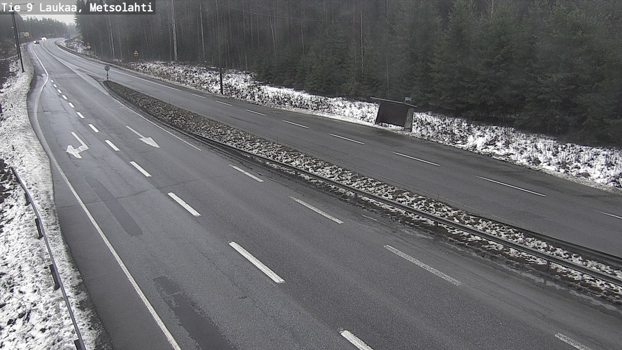Weather Camera Image Väg 9 Laukaa, Metsolahti, Laukaa, Keski-Suomi