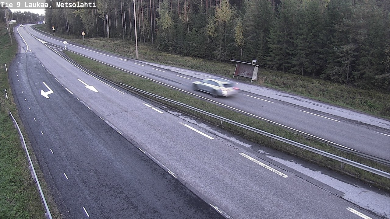 Weather Camera Image Väg 9 Laukaa, Metsolahti, Laukaa, Keski-Suomi