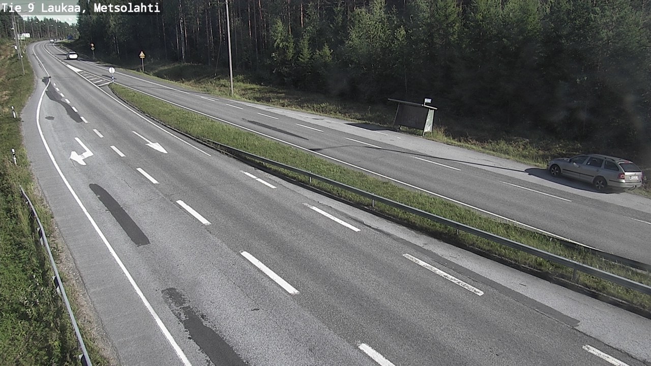 Weather Camera Image Väg 9 Laukaa, Metsolahti, Laukaa, Keski-Suomi
