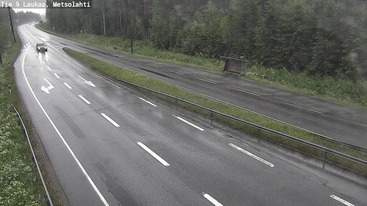 Weather Camera Image Väg 9 Laukaa, Metsolahti, Laukaa, Keski-Suomi