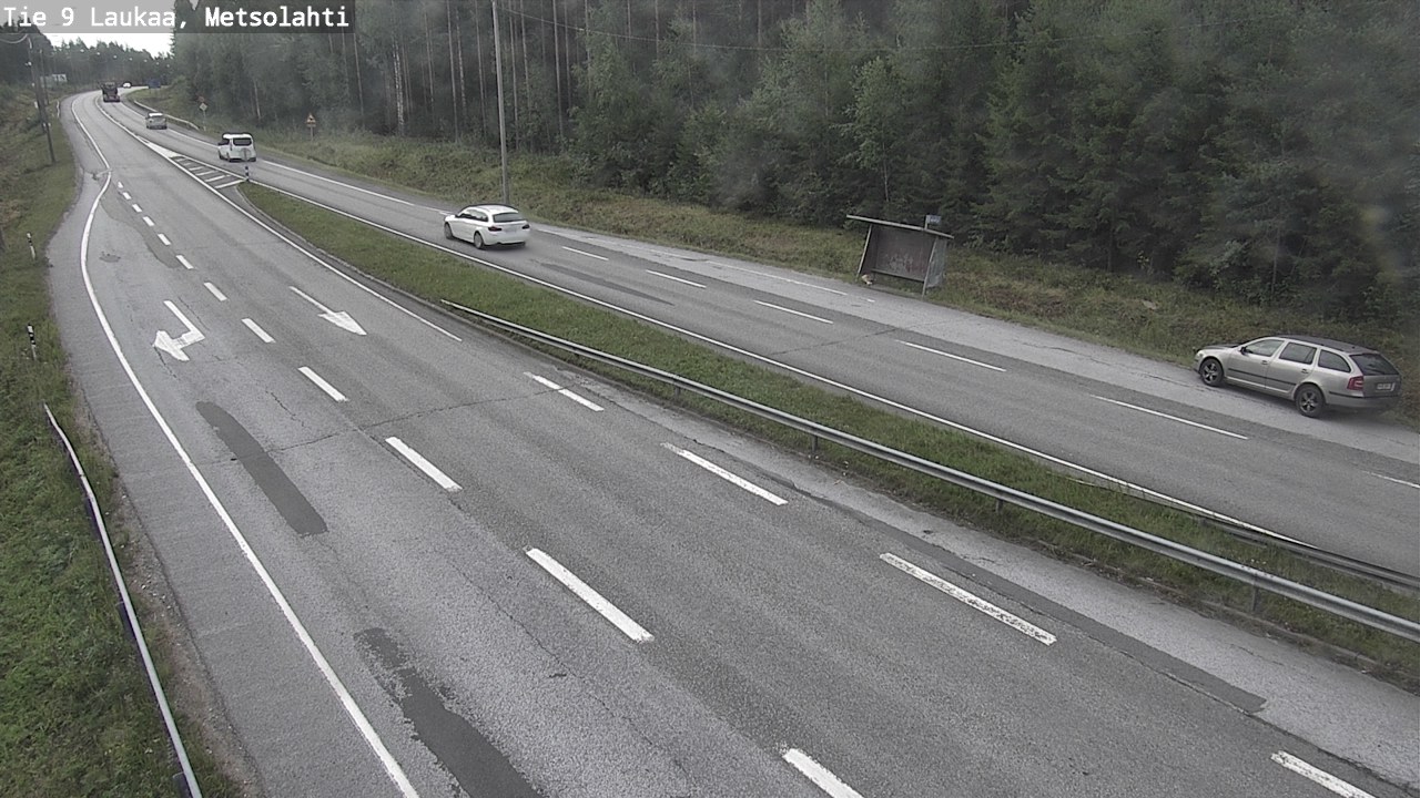 Weather Camera Image Väg 9 Laukaa, Metsolahti, Laukaa, Keski-Suomi