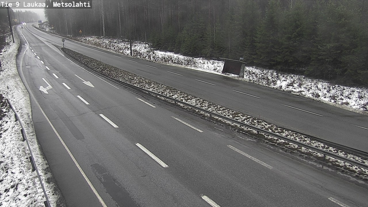 Weather Camera Image Väg 9 Laukaa, Metsolahti, Laukaa, Keski-Suomi
