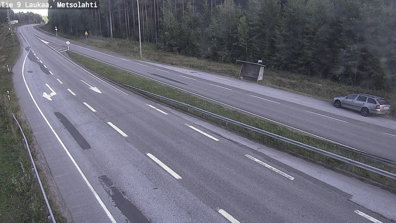 Weather Camera Image Väg 9 Laukaa, Metsolahti, Laukaa, Keski-Suomi