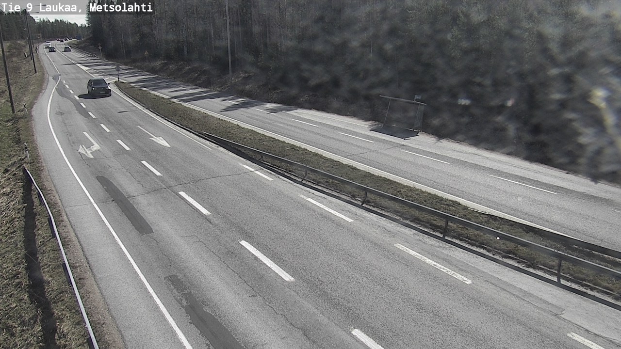 Weather Camera Image Väg 9 Laukaa, Metsolahti, Laukaa, Keski-Suomi