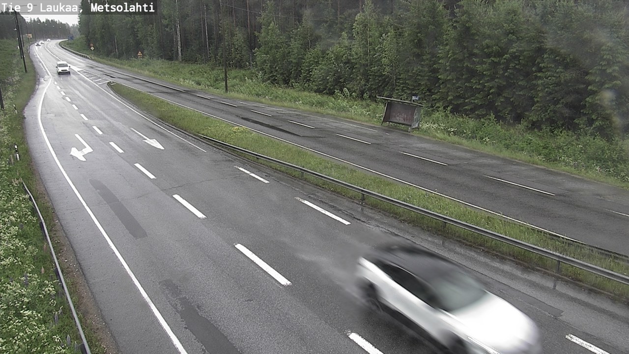 Weather Camera Image Väg 9 Laukaa, Metsolahti, Laukaa, Keski-Suomi
